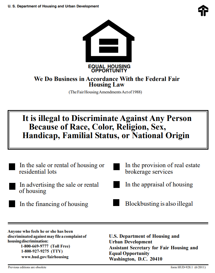 Fair Housing Statement